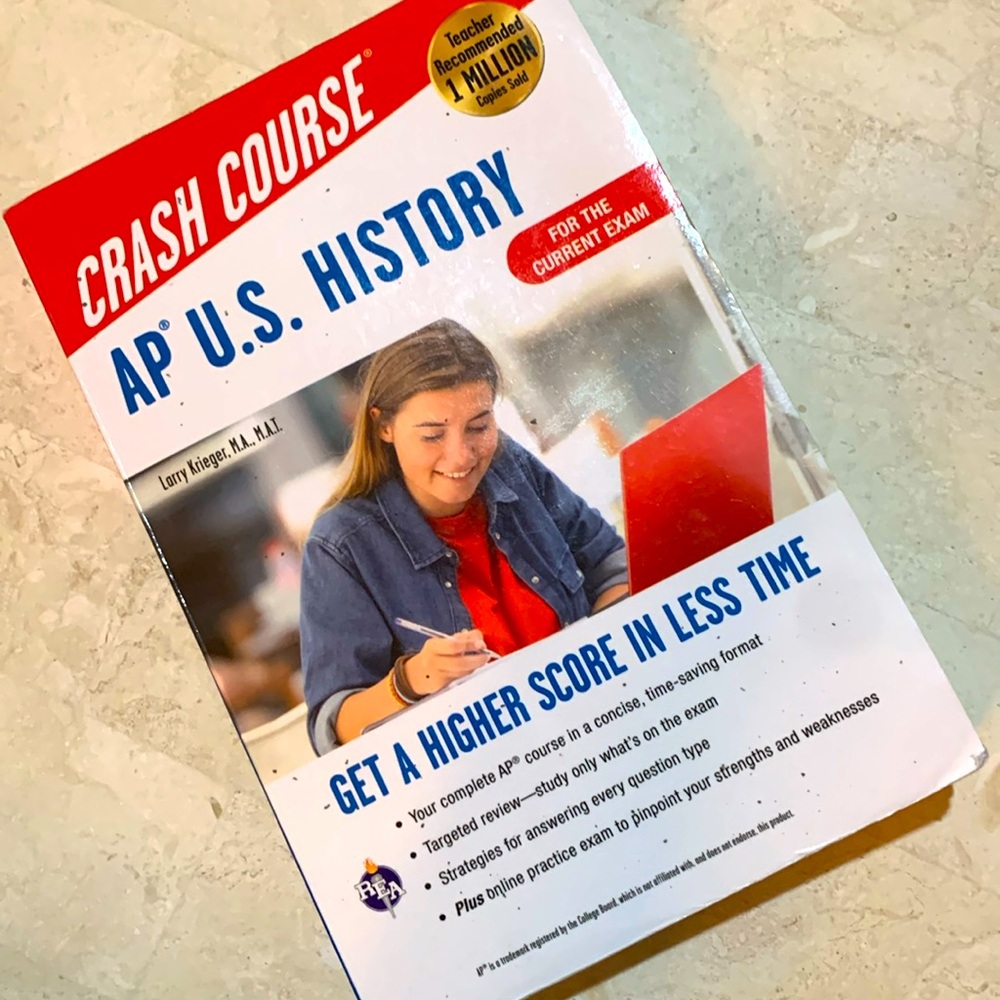 NWT (no tags but never used) Crash Course A.P. History